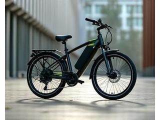 Individuell angepasstes E-Bike in urbaner Umgebung