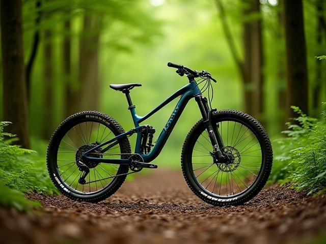 MountainPro Trail Fahrrad vor Waldhintergrund
